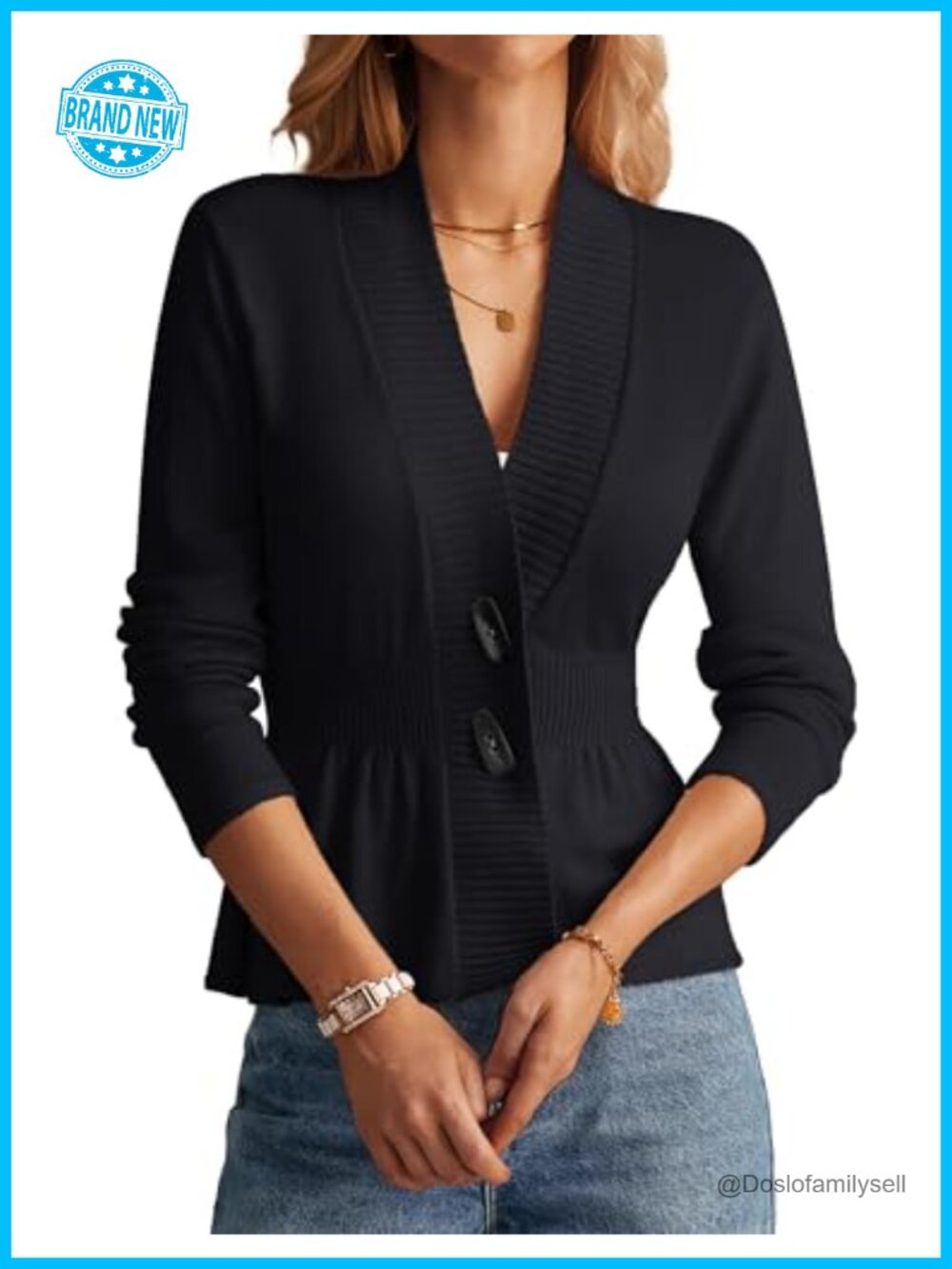Lightweight Button Down Open Front Crochet Cardigan Sweater